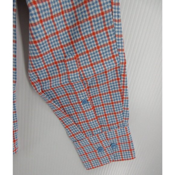 NEW Twillory Shirt Medium Untuckable Linen Blend Plaid Tailored Fit M - Picture 3 of 13